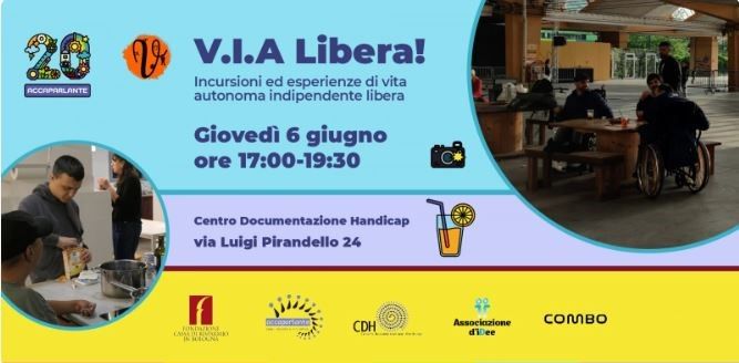 Il banner realizzato per promuovere l’evento “V.I.A Libera!”.