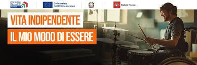 Il banner della campagna di comunicazione della Regione Toscana della Regione Toscana intitolata “Vita Indipendente. Il mio modo di essere”.